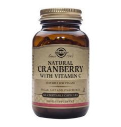 SOLGAR CRANBERRY WITH VITAMIN C 60VCAPS