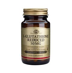 Solgar L-Glutathione Συμπλήρωμα διατροφής 50mg 30 Vegcaps