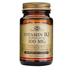 Solgar Vitamin B2 100mg 100 φυτικές κάψουλες