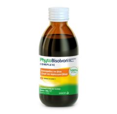 Phyto Bisolvon Complete 100% φυσικό σιρόπι για Ξηρό και Παραγωγικό Βήχα Με εκχυλίσματα από πεντάνευρο, θυμάρι και μέλι 133ml