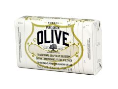 Korres Pure Greek Olive Παραδοσιακό Πράσινο Σαπούνι με Άνθη Ελιάς 125ml
