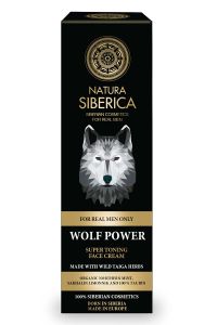 Natura Siberica MEN Wolf Power face cream Σούπερ τονωτική κρέμα προσώπου κατάλληλο για όλους τους τύπους δέρματος 50ml