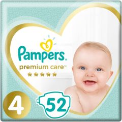 Pampers Premium Care Νο 4 (9-14kg) 52τμχ