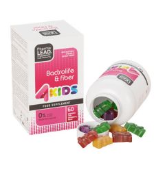Pharmalead 4Kids Bactrolife and Fiber Συμπλήρωμα Διατροφής Για Παιδιά Με Προβιοτικά 60 Ζελεδάκια