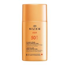 Nuxe Sun Face Cream Fluide Legere SPF50 Αντηλιακό Προσώπου Ελαφριάς Υφής 50ml