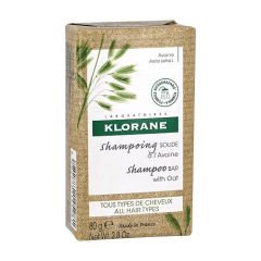 Klorane Shampoo Bar Σαμπουάν με Γαλάκτωμα Βρώμης 80gr
