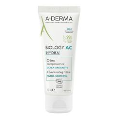 A-Derma Biology AC Hydra 48ωρη Κρέμα Προσώπου για Ατέλειες και Ακμή 40ml