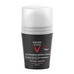 VICHY HOMME DEODORANT 72H ROLL-ON EXTRA-STRENGTH 50ml