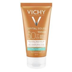 Vichy Capital Soleil Mattifying Face Fluid Dry Touch SPF50 Αντιηλιακή Κρέμα Προσώπου 50ml