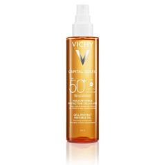 Vichy Capital Soleil Cell Protect Invisible Oil SPF50+ Αντηλιακό Λάδι 200ml