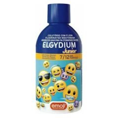 Elgydium Junior Στοματικό Διάλυμα Emoji 500ml με 250ppm και Γεύση Κόκκινα Μούρα από 7+ χρονών