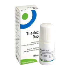 THEALOZ DUO 10ML Υποκατάστατο Δακρύων με Υαλουρονικό Οξύ