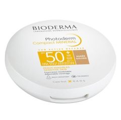 Bioderma Photoderm Compact Mineral Αδιάβροχη Αντηλιακή Πούδρα Προσώπου SPF50 με Χρώμα Golden 10gr