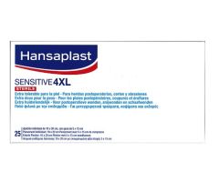 Hansaplast Sensitive 4XL Αποστειρωμένα Επιθέματα Για Μεγαλύτερες Πληγές & Μετεγχειρητικά Τραύματα 10x20cm, 25τμχ