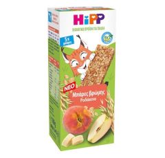 Hipp Bio Μπάρες Βρώμης με Γεύση Ροδάκινο Χωρίς Ζάχαρη 100gr για 12+ μηνών 5τμχ