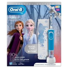 ORAL-B Kids Vitality Παιδική Ηλεκτρική Οδοντόβουρτσα Frozen II & Δώρο Θήκη Ταξιδίου [Special Edition] 1τμχ