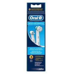 Oral-B Ortho Care Essentials Ανταλλακτικές Kεφαλές Ηλεκτρικής Οδοντόβουρτσας, 3Τμχ