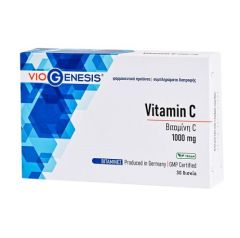 VIOGENESIS Vitamin C 1000mg 30 Δισκία 