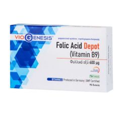 VioGenesis Folic Acid 600 μg DEPOT 90 tabs