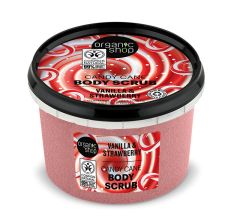 Organic Shop Scrub Σώματος Candy Cane Βανίλια και Φράουλα 250ml