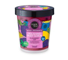 Organic Shop Body Desserts Blackberry Jam Μαρμελάδα Βατόμουρο Απολεπιστικό Σώματος Λείανσης 450ml