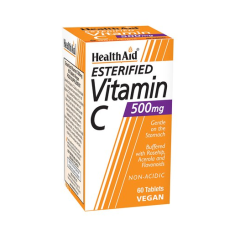 Health Aid Esterified Vitamin C 500mg Συμπλήρωμα Διατροφής Βιταμίνης C 60tabs