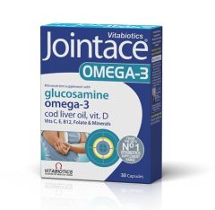 VITABIOTICS JOINTACE OMEGA-3 και GLUCOSAMINE 30caps
