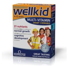 Vitabiotics WellKid Smart Chewable with Omega-3 30 μασώμενες ταμπλέτες
