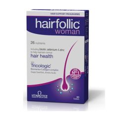 Vitabiotics Hairfollic Woman Hair Health with Tricologic 60 ταμπλέτες