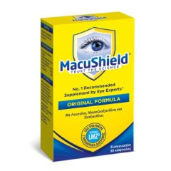 Macushield Eye Health Supplement Συμπλήρωμα Διατροφής Για Την Υγεία Των Ματιών 30 Κάψουλες