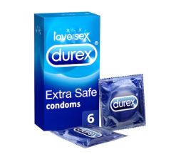 DUREX EXTRA SAFE Προφυλακτικά 6 ΤΕΜΑΧΙΑ