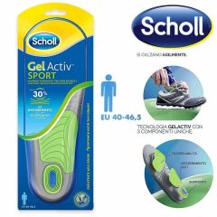 Scholl Gel Activ Sport Ανατομικοί Πάτοι Παπουτσιών Κατά των Οσμών για Άντρες 2τμχ