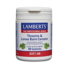 LAMBERTS THEANINE  LEMON BALM COMPLEX 200mg 60 Tabs 8317-60