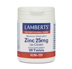 Lamberts Zinc 25mg (Citrate) 120 ταμπλέτες