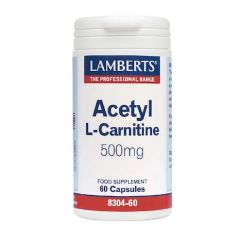 Lamberts Acetyl L-carnitine 500mg 60 κάψουλες