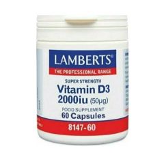 Lamberts Vitamin D3 2000iu 60 κάψουλες