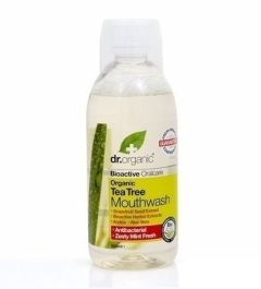 Dr.Organic Tea Tree Mouthwash Στοματικό Διάλυμα με Βιολογικό Τεϊόδεντρο 500 ml