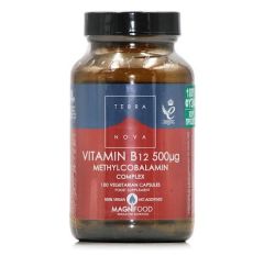 TerraNova Vitamin B12 Methylcobalamin Complex 500mcg 100 φυτικές κάψουλες