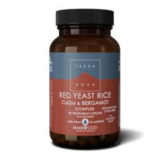 TerraNova Red Yeast Rice με Co-Q-10 και Bergamot Complex 50 φυτικές κάψουλες