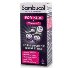 Olvos Science Sambucol Liquid For Kids Παιδικό Συμπλήρωμα Διατροφής με Black Elderberry και Βιταμίνη C 120ml