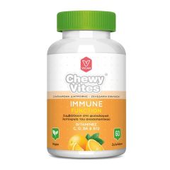 Chewy Vites Adults Immune Function Vitamins C, D, B6 και B12 Βιταμίνη για Ανοσοποιητικό Πορτοκάλι 60 ζελεδάκια