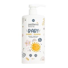 Panthenol Extra Baby Shower And Shampoo 1lt Σαμπουάν - αφρόλουτρο για βρέφη και παιδιά