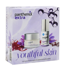 Panthenol Extra Youthful Skin Αντιρυτιδικός Ορός Προσώπου 30ml και Αντιρυτιδική Κρέμα Προσώπου Face and Eye 50ml