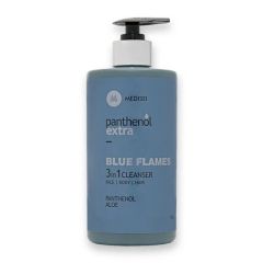 Panthenol Extra Blue Flames 3 In 1 Cleanser Ανδρικό Αφρόλουτρο και Σαμπουάν 500ml