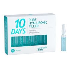 Panthenol Extra 10 Days Pure Hyaluronic Filler Αντιγηραντικό Serum Προσώπου με Υαλουρονικό Οξύ 10x2ml