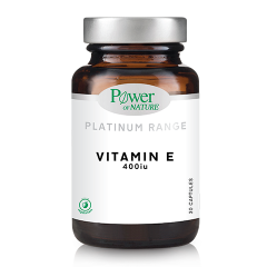Power of Nature Classic Platinum Συμπλήρωμα Διατροφής Vitamin E 400IU 30Caps