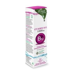 Power of Nature Vitamin B12 1000mg Stevia Γεύση Κεράσι 20Tabs
