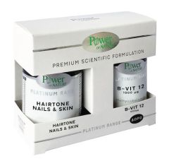 Power Of Nature Platinum Range Hairtone Nails & Skin 30 κάψουλες και Δώρο B-Vit-12 1000μg 20 ταμπλέτες