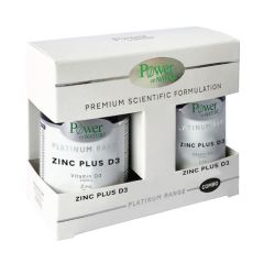 Power Of Nature Platinum Range Zinc Plus D3 2 x 30 κάψουλες