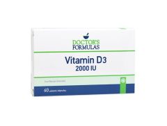 Doctor's Formulas 2000IU Συμπλήρωμα Διατροφής Βιταμίνης D3 60Caps